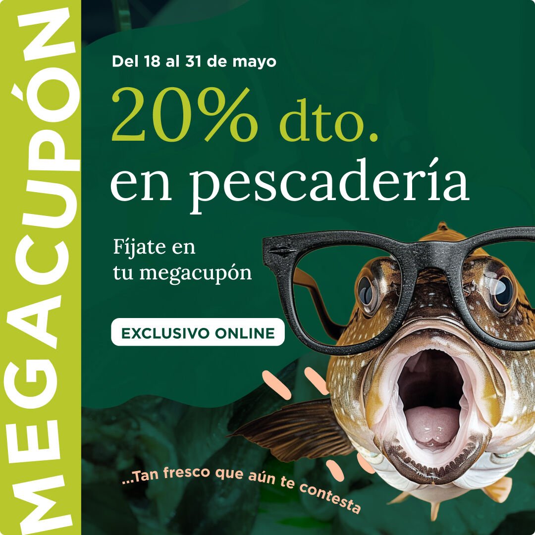 Del 18 al 31 de mayo 20% de descuento directo